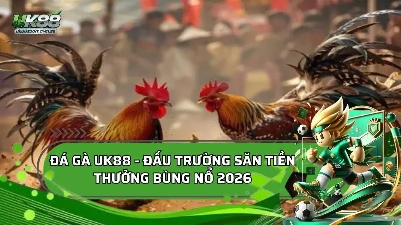 Đá gà UK88 phát trực tiếp với các trận đấu và kèo cược theo thời gian thực